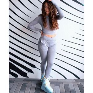 Celestial Bodiez NWT Power Joggers in 'Smoke Gray' Size Small